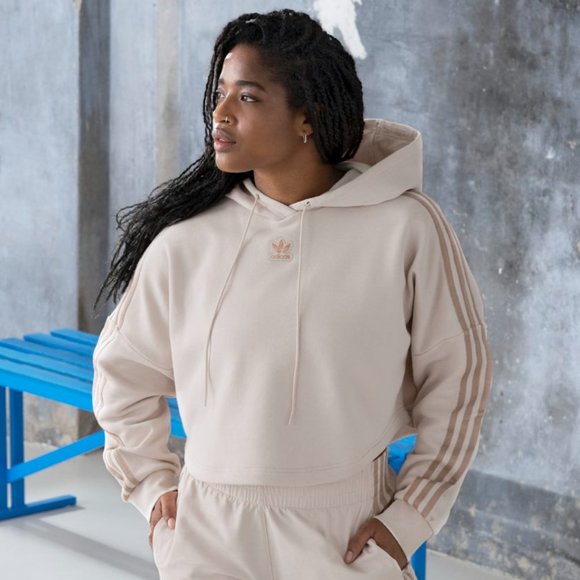 adidas Tops - Adidas CROPPED HOODIE Plus Size 2X